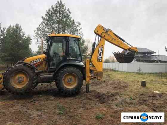 Аренда, услуги экскаватора погрузчика JCB 4CX Череповец