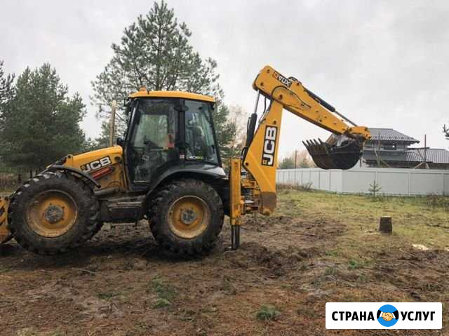 Аренда, услуги экскаватора погрузчика JCB 4CX Череповец - изображение 1