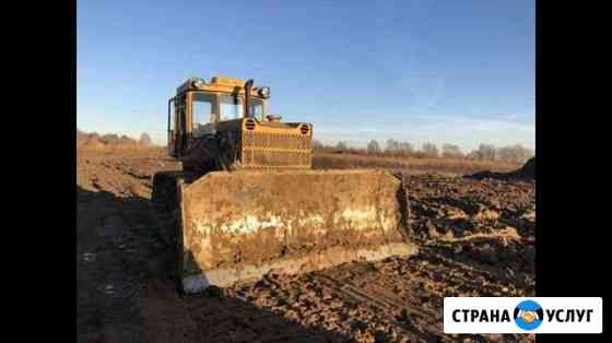 Услуги, аренда бульдозера Т-130 и фронтального пог Брянск