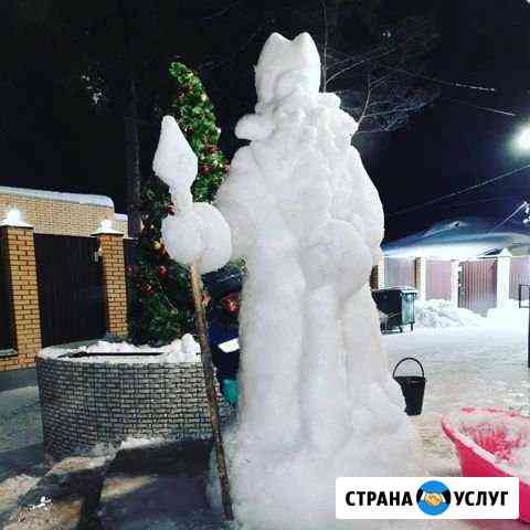 Фигуры из снега Комсомольск-на-Амуре