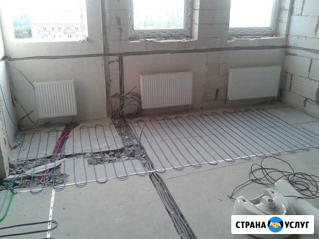 Теплый пол с установкой Железнодорожный - изображение 1
