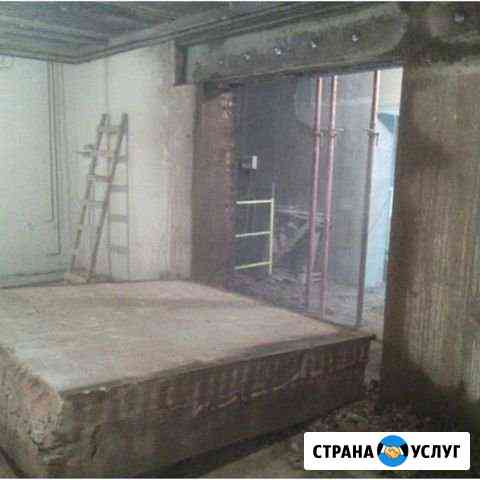 Алмазная резка алмазное бурение стен бетон Шали