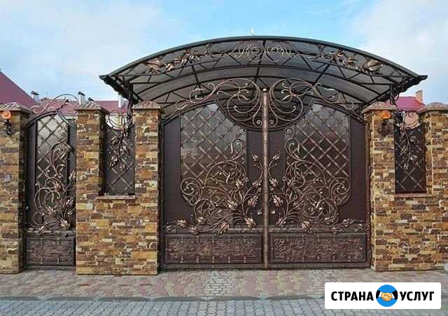 Ворота кованные в Ессенуках Ессентукская - изображение 1