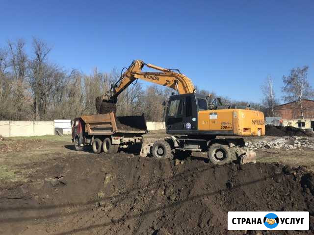Полноповоротный экскаватор Hyundai 200 с гидромоло Краснодар - изображение 1