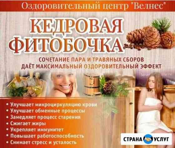 Кедровая фитобочка Севастополь