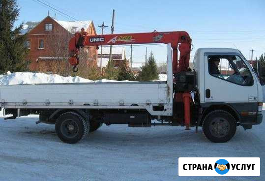 Грузовик с краном. Манипулятор 2тн. Борт 5 м грузо Хабаровск - изображение 1