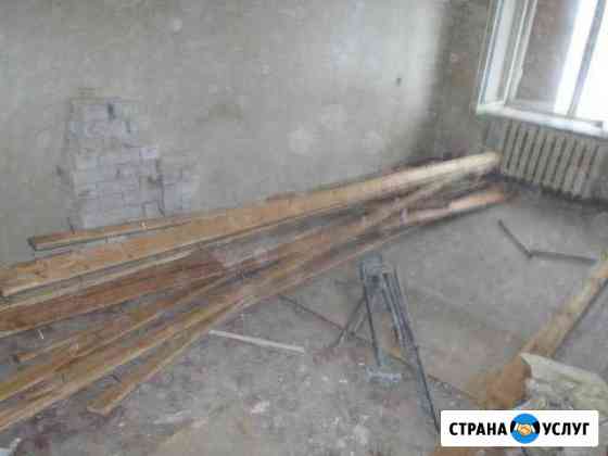 Слом стен,штукатурки,полов,стяжки,дверей,окон Дзержинск