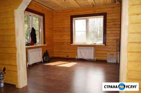 Отделываем ремонтируем дома, бани внутри и снаружи Мурманск