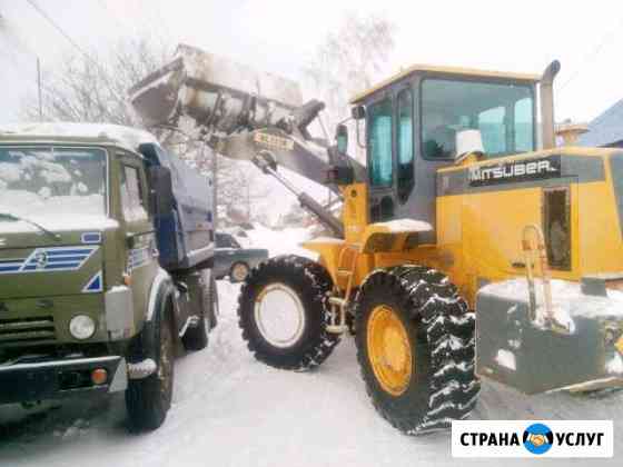 Услуга погрузчика уборка снега Волово