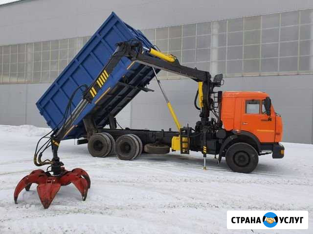 Услуги ломовоза-манипулятора с грейфером Курган - изображение 1