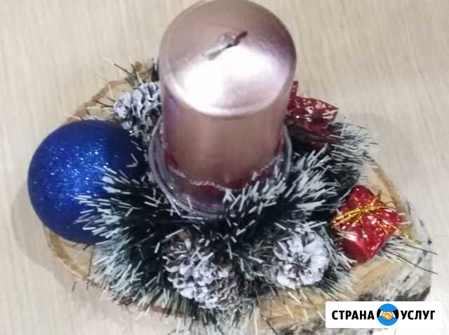 Новогдние украшения и поделки на заказ Хабаровск - изображение 1