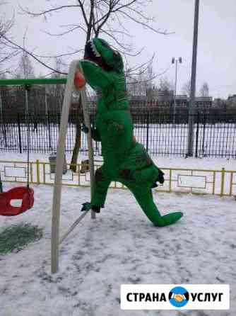 Костюм динозавра T-Rex Тирекс надувной аренда Санкт-Петербург