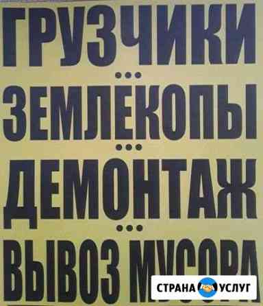 Демонтаж,грузчики Великий Новгород