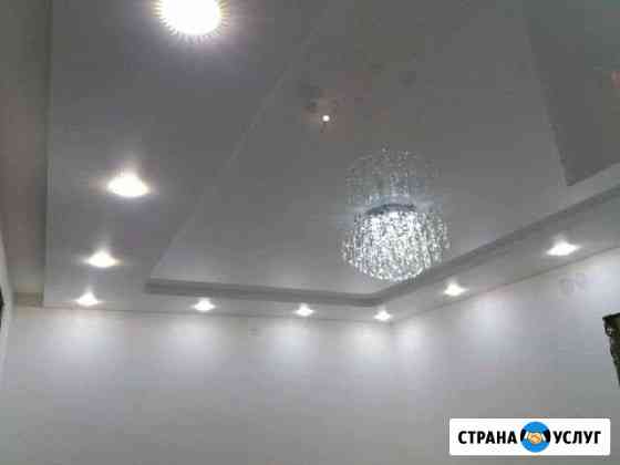 Натяжной потолок, ремонт потолка, слив воды Йошкар-Ола