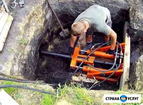 Гнб бурение,прокол под дорогой для коммуникаций Солнечногорск