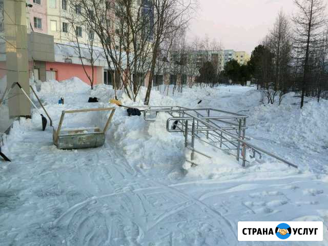 Уборка снега с територии Надым - изображение 1