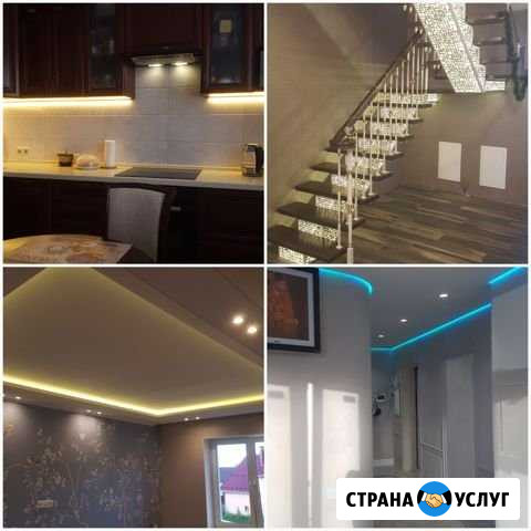 Монтаж светодиодной LED подсветки под ключ Москва - изображение 1