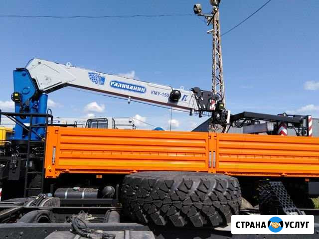 Кран манипулятор кму - 150 на базе Камаз 43118 Череповец - изображение 1