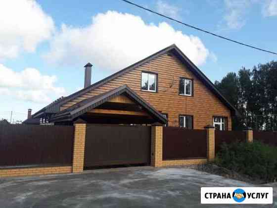 Фасады.Обшивка домов.Штукатурка короед Нижнекамск