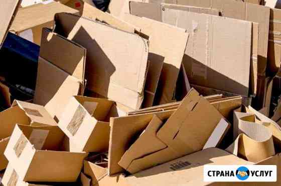Прием картона, сдать картон,вывоз картона от 200кг Санкт-Петербург