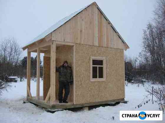 Каркасные и брусовые дома, бани, пристройки Томск