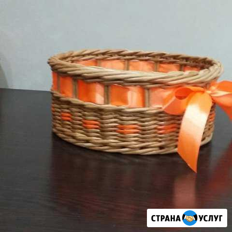 Плетёные корзинки из искусственной лозы Волжский Волгоградской области - изображение 1