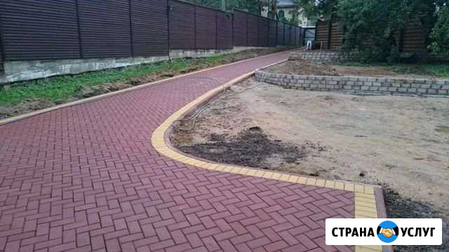 Уклатка тротуарной плитки Асфальтирование Сочи - изображение 1