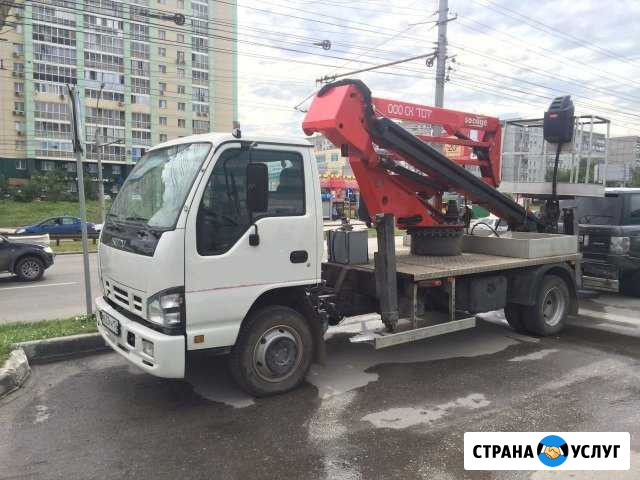 Услуги автовышки 14-22м лично Новосибирск - изображение 1