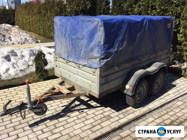 Прицеп в аренду, под груз до 6метров, до 1 тонны Тольятти - изображение 1