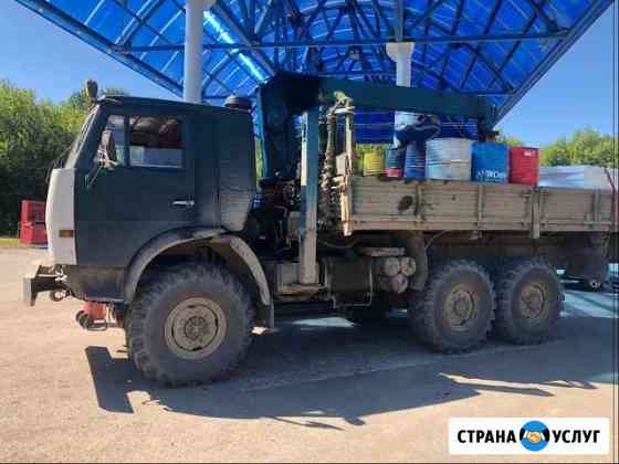Грузоперевозки Камаз 4310 6х6 с манипулятором Елизово