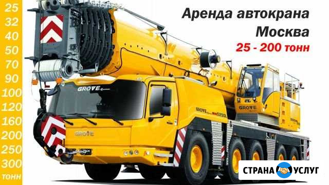 Аренда автокрана в Москве 25 40 50 90 120 160 тонн Москва - изображение 1
