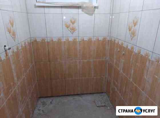 Отделка ванных комнат и сан узлов плиткой. Установ Кропоткин