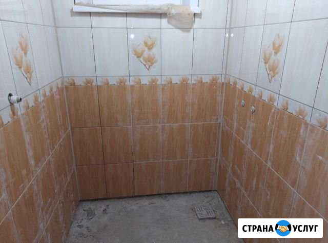 Отделка ванных комнат и сан узлов плиткой. Установ Кропоткин - изображение 1