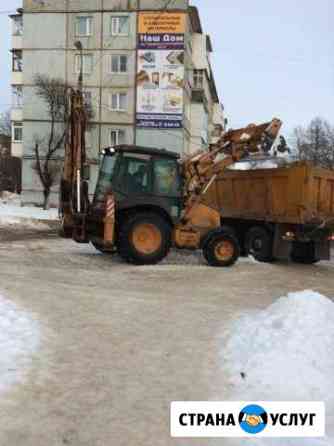 Услуги спецтехники уборка и вывоз мусора Новомосковск