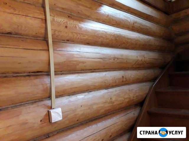 Конопатка,шлифовка.герметизация сруба Набережные Челны - изображение 1