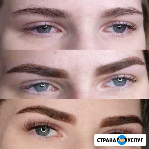 Наращивание ресниц, пудровые брови Красногорск - изображение 1