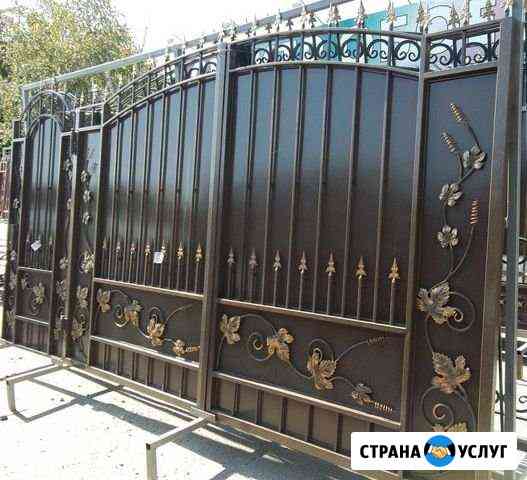 Покраска ворот Махачкала