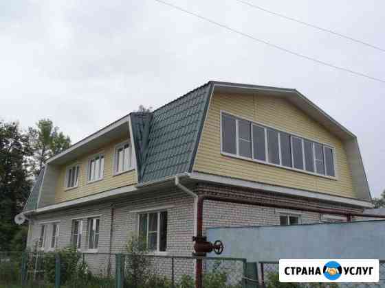 Установка стропил, кровля Ковров