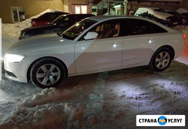 Аренда авто Audi А6 с водителем на свадьбу и т.д Воронеж - изображение 1