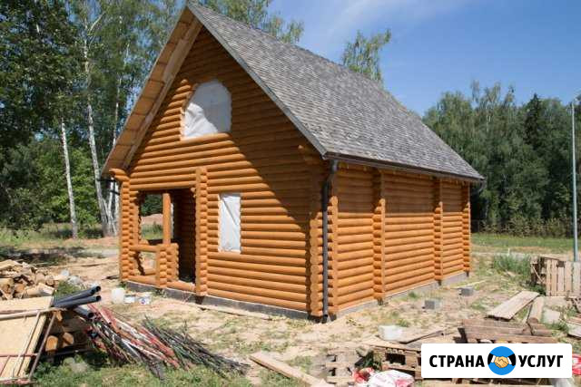 Дома.Оцилиндровка, брус, монтаж под ключ Бийск - изображение 1