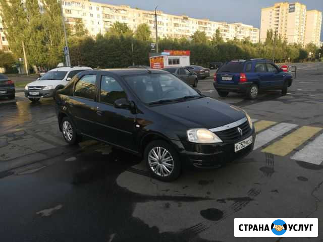 Аренда Рено Логан, на газу, без залога Воронеж - изображение 1