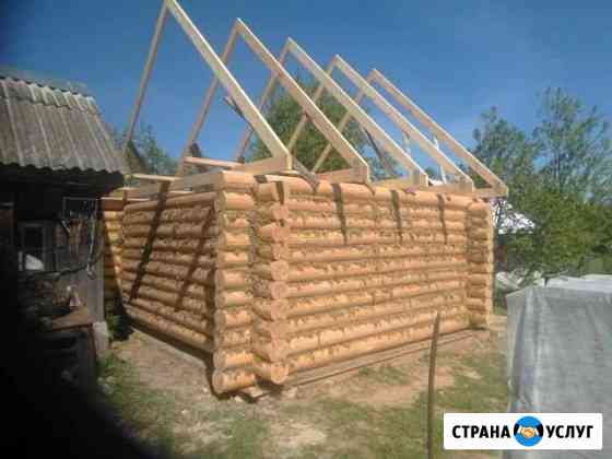 Срубы бань домов Городец