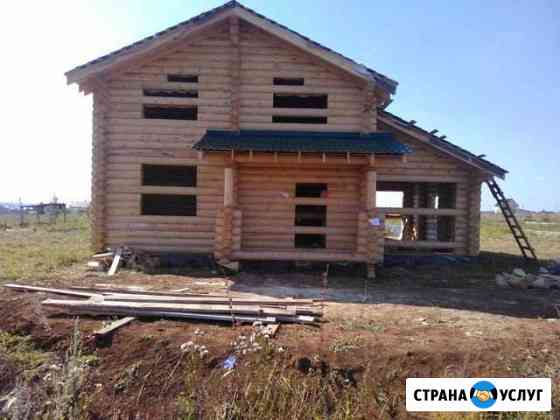Дома и бани из оцилиндрованного бревна с Урала Краснодар