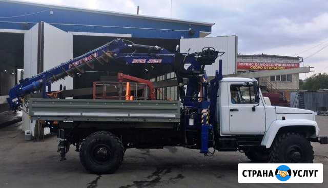 Установка жб столбов, аренда ямобура Чехов Чехов - изображение 1