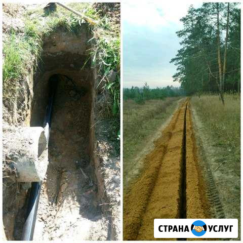 Прокол под дорогой гнб, траншеекопатель грунторез Егорьевск - изображение 1