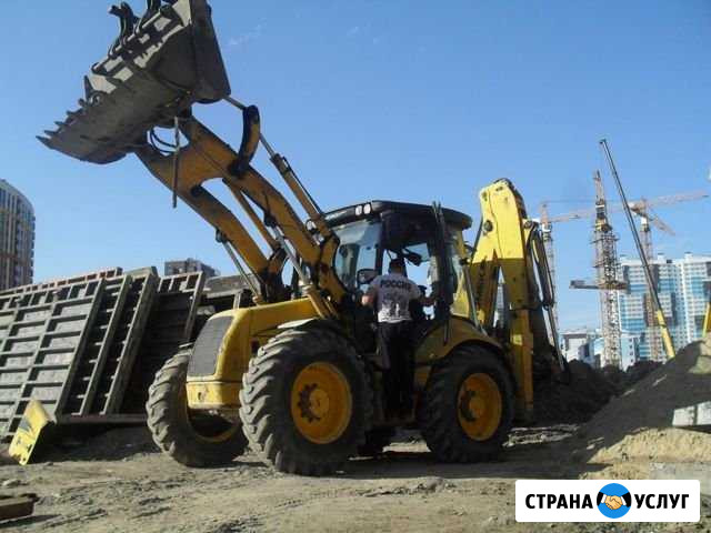 Аренда экскаватора погрузчика Санкт-Петербург - изображение 1