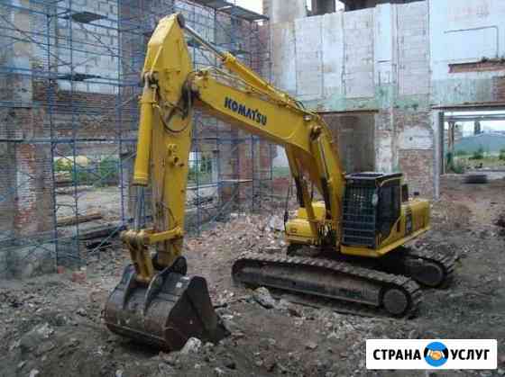 Услуги аренда гусеничного экскаватора Komatsu 450 Воронеж