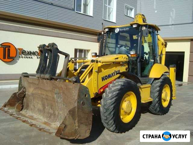Услуги аренда Экскаватора погрузчика Komatsu WB97S Воронеж - изображение 1