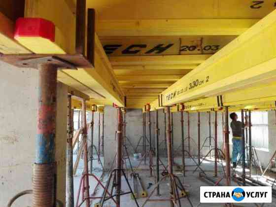 Аренда опалубка стен, колонн, перекрытий, фанера Владимир
