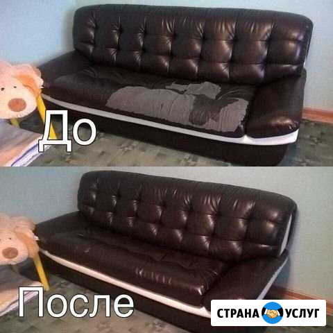 Перетяжка и реставрация ремонт мягкой мебели Сургут - изображение 1